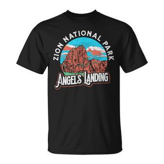 Angels Landing Zion National Park Vintage Graphic T-Shirt - Monsterry DE