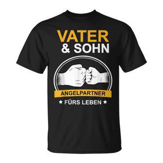 Angler Papa Fischer Father And Son Fishing T-Shirt - Geschenkecke