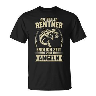 Angler Rentner Endlich Zeit Zum Fngelen Retirement S T-Shirt - Seseable