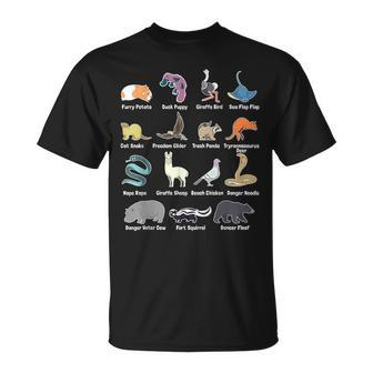 Animals Of The World Rare Exotic Animals Memes T-Shirt - Seseable