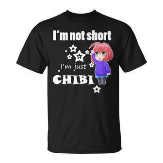 Anime Chibi I'm Not Short Manga Otaku Mangaka Geschenk T-Shirt - Seseable