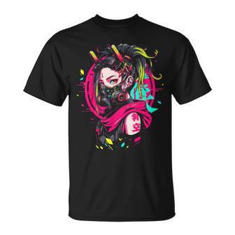 Anime Manga Cyberpunk Aesthetic Techwear Harajuku Punk T-Shirt - Thegiftio