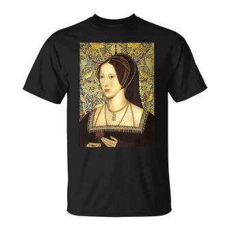 Anne Boleyn Portrait T-Shirt - Seseable