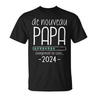 Annonce 2Éme Grossesse Papa Humour De Nouveau Papa 2024 T-Shirt - Cadeauxyz