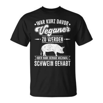 Antiegan Pig Hadegan Antiegan Slogan T-Shirt - Geschenkecke