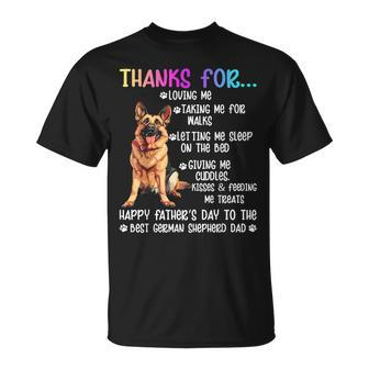 Apparel Thanks For Loving Me Happy Father's Day Best Dog Dad T-Shirt - Seseable
