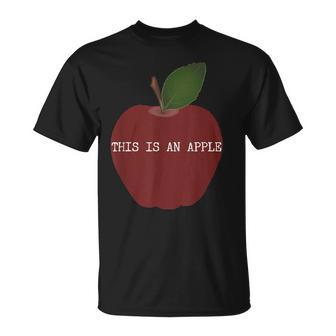 This Is An Apple For Or Women T-Shirt - Monsterry AU