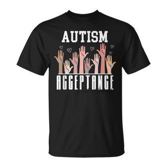 In April We Wear Red Autism Awareness Acceptance Red Instead T-Shirt - Monsterry UK