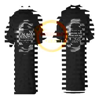 Arkansas April 8 Total Solar Eclipse 2024 Usa Map Totality T-Shirt - Thegiftio