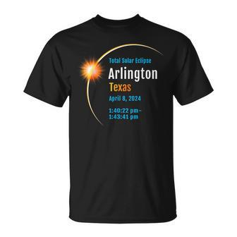 Arlington Texas Tx Total Solar Eclipse 2024 1 T-Shirt - Monsterry UK