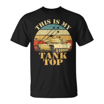 Army Tank The Sarcastic Military Pun This My Tank T-Shirt - Thegiftio UK