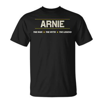 Arnie The Man The Myth The Legend Boys Name T-Shirt - Seseable