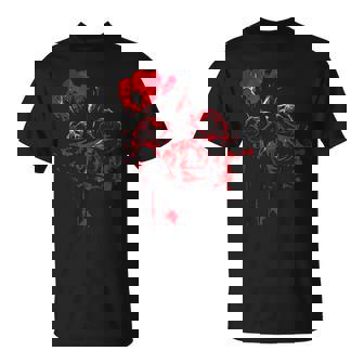 Art De Fleurs Roses Rouges T-Shirt - Cadeauxyz