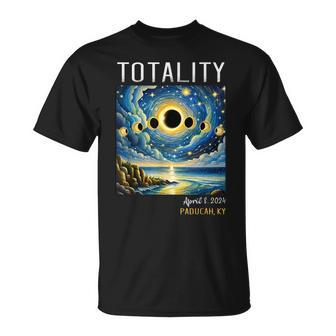 Art Total Solar Eclipse 2024 Paducah Ky T-Shirt | Mazezy