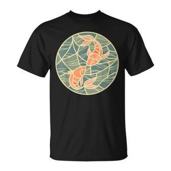 Asian Style Yin Yang Koi Fish T-Shirt - Thegiftio UK
