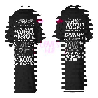This Assistant Principal Loves Her School Valentines Day T-Shirt - Thegiftio UK