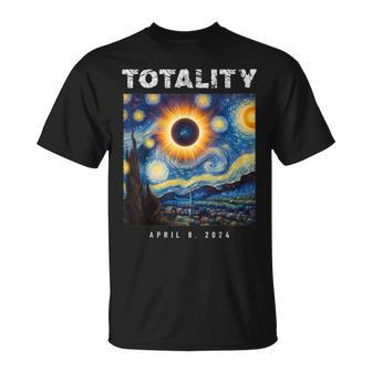Astronomy Lovers Total Solar Eclipse 2024 Totality 040824 T-Shirt | Mazezy CA
