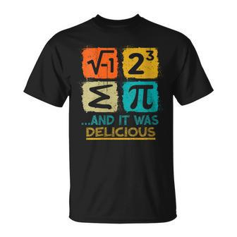 I Ate Some Pie And It Was Delicious Math Joke For Women T-Shirt - Monsterry DE