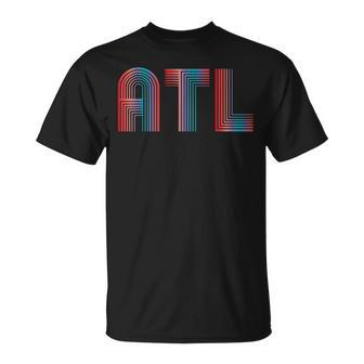 Atl Atlanta Colorful A T L T-Shirt - Monsterry CA