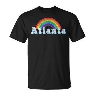 Atlanta Ga Lgbtq Gay Pride Rainbow T T-Shirt - Monsterry UK