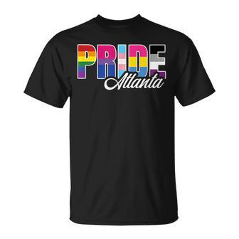 Atlanta Georgia Gay Pride Lesbian Bisexual Transgender Pan T-Shirt - Monsterry AU