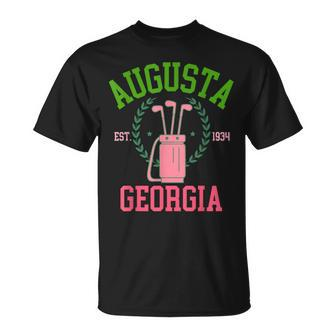 Augusta Georgia Coquette Golf Tournament Bows Social Club T-Shirt | Mazezy