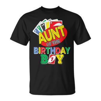Aunt Of The Uno Birthday Boy Uno Birthday Boy T-Shirt - Monsterry AU