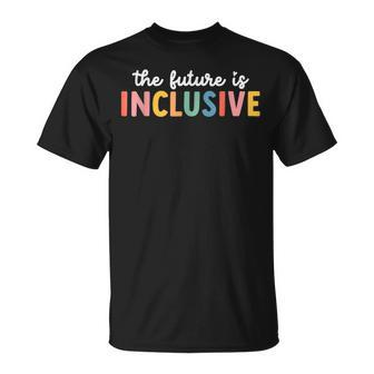 Autism Awareness Acceptance The Future Is Inclusive T-Shirt - Seseable