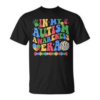 In My Autism Awareness Era Retro Disco In April We Wear Blue T-Shirt - Monsterry AU