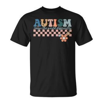 Autism Awareness Autism Seeing The World Differently T-Shirt - Seseable