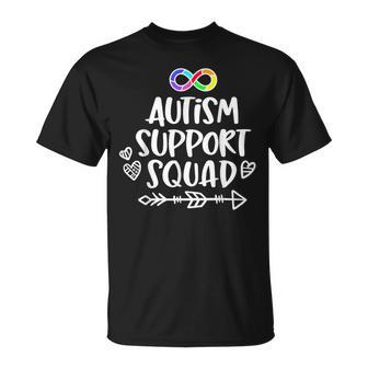 Autism Support Infinity Autistic Awareness T-Shirt - Seseable