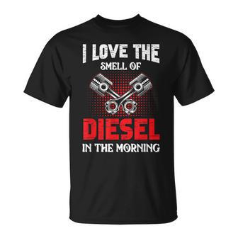 Auto Mechanic I Love The Diesel Smell Mechanical T-Shirt - Thegiftio UK