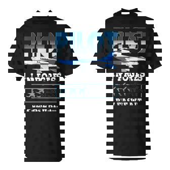 Avión Pilot In Progress Futuro Piloto Amante De Los Aviones Para Niños Camiseta unisex - Regaloses