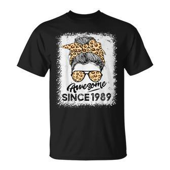 Awesome Since 1989 35 Years Old 35Th Birthday For Her T-Shirt - Monsterry CA