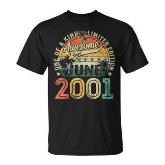 Awesome Since June 2001 Vintage 23Rd Birthday Men T-Shirt - Monsterry UK