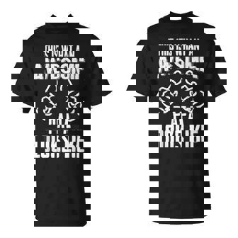 This Is What An Awesome Papa Looks Like T-Shirt - Monsterry