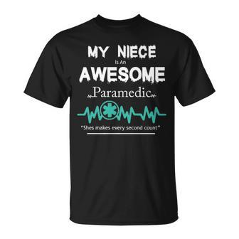 Awesome Paramedic Niece T-Shirt | Mazezy