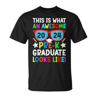 What An Awesome Pre-K Looks Like 2024 Graduation T-Shirt - Monsterry