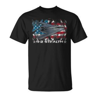 B2 Stealth Spirit Bomber American Strategic Aircraft Pilot T-Shirt - Monsterry AU