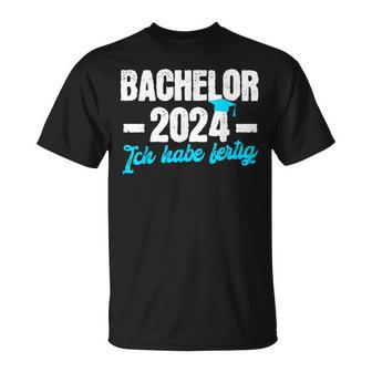 Bachelor 2024 Ich Habe Fertig Bachelor Passed T-Shirt - Seseable