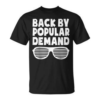 Back By Popular Demand Back To School Boys Girls Teacher T-Shirt - Monsterry DE