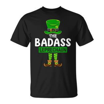 Badass Leprechaun Matching Family Lucky St Patrick's Day T-Shirt | Mazezy