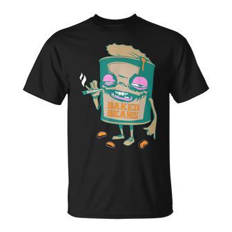 Baked Beans Marijuana Cannabis 420 WeedPot T-Shirt - Monsterry