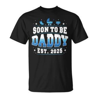 Bald Papa Sein 2025 Neue Papa Schwangerschaft Enthüllen T-Shirt - Geschenkecke