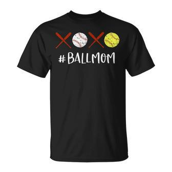 Ball Mom Softball Mom Baseball Mom T-Shirt - Monsterry DE