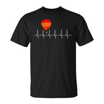 Balloon Driver Heartbeat Balloon Driver Heartbeat Ecg  T-Shirt - Seseable