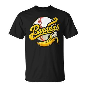 Banana Baseball Lover Cool Game For Kawaii T-Shirt - Monsterry AU
