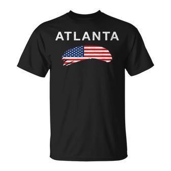 Bandera Atlanta Usa Georgia Atlanta Camiseta unisex - Regaloses