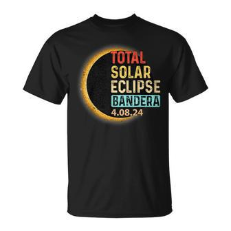 Bandera Texas Tx Total Solar Eclipse Party 2024 Totality T-Shirt | Mazezy