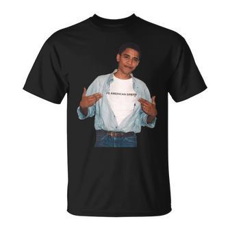 Barack Obama Retro Collegeintage Young Obama T-Shirt - Geschenkecke